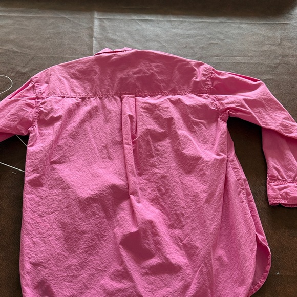 Universal Thread Bright Pink Ladies Button-Down Shirt - Picture 6 of 6